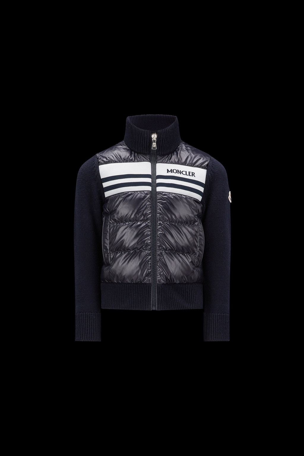 Padded Wool Cardigan