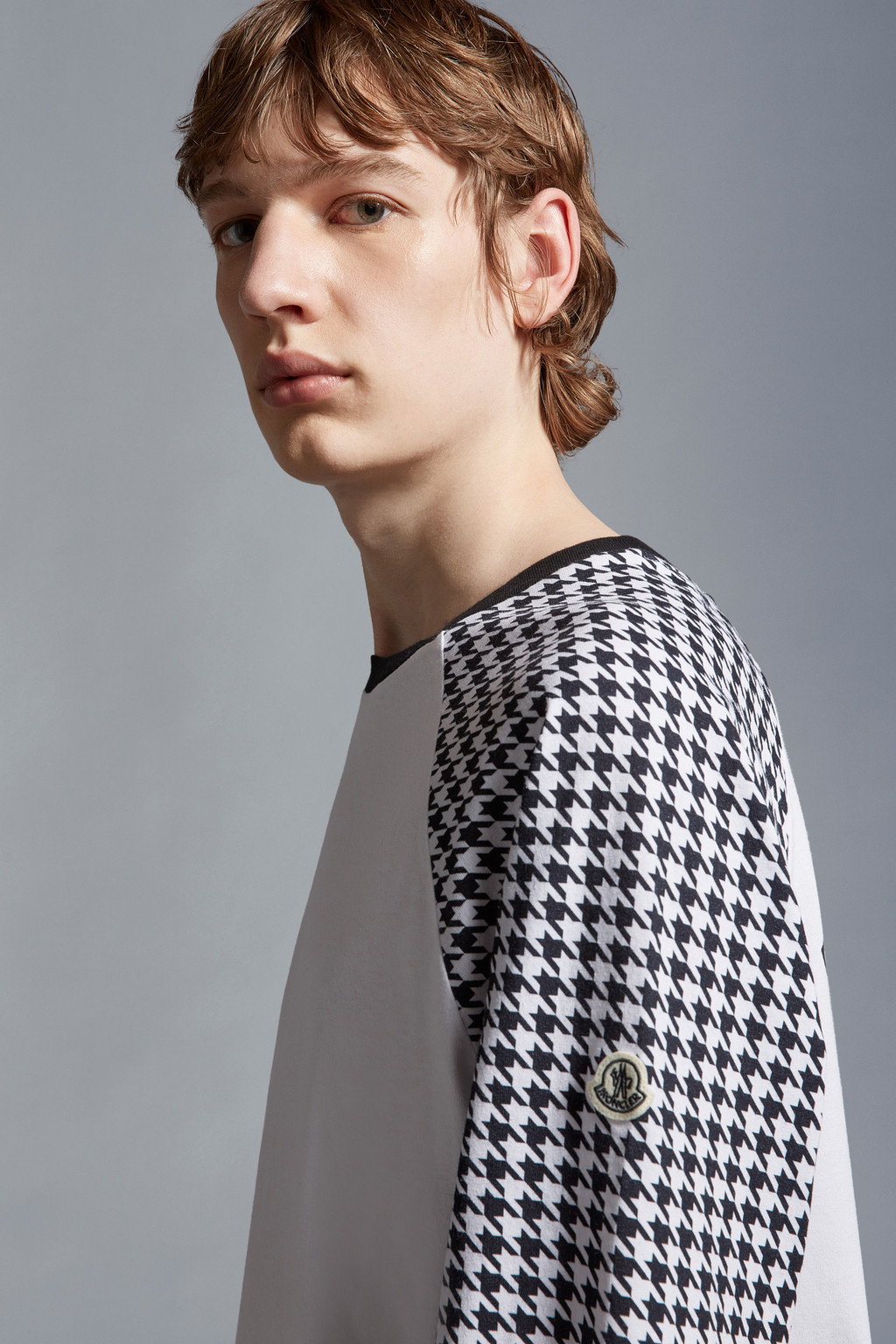 Houndstooth Long Sleeve T-Shirt