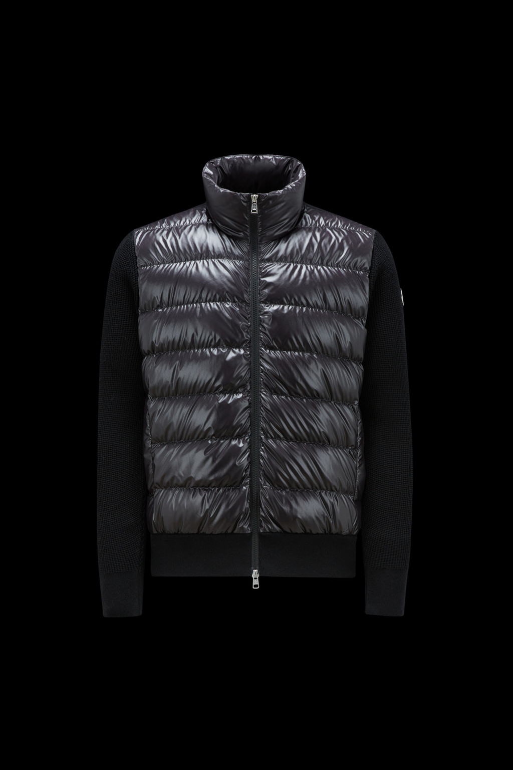 Padded Wool Cardigan