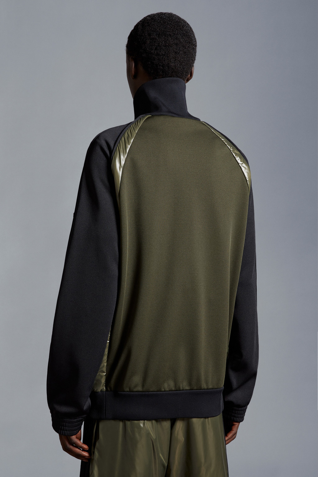 Acetate Zip-Up Sweatshirt