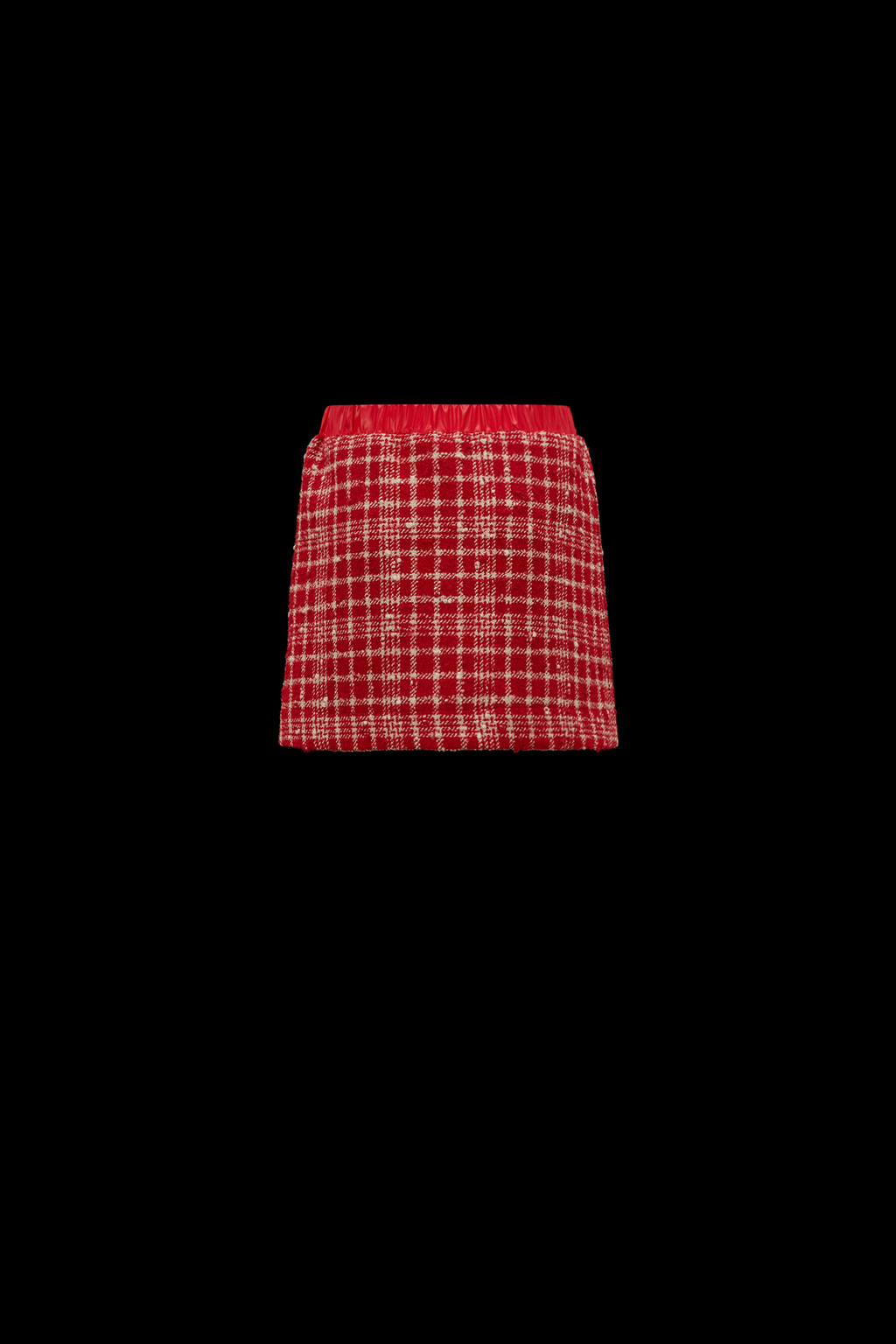 Plaid Tweed Skirt
