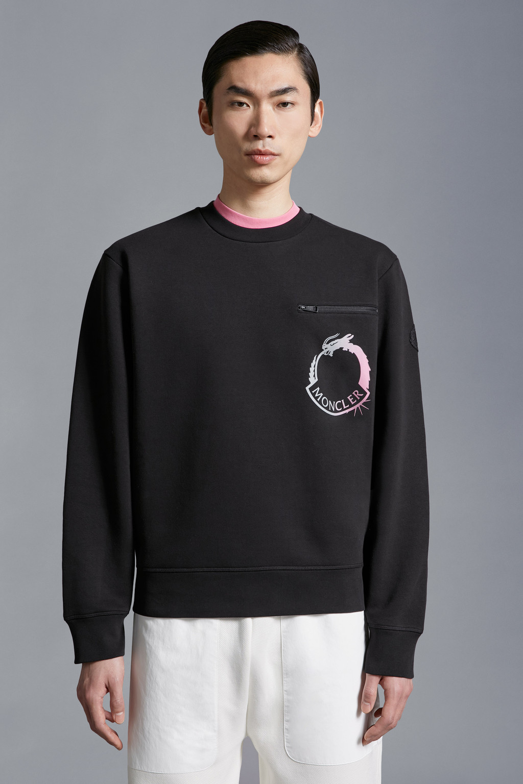 Logo Motif Sweatshirt