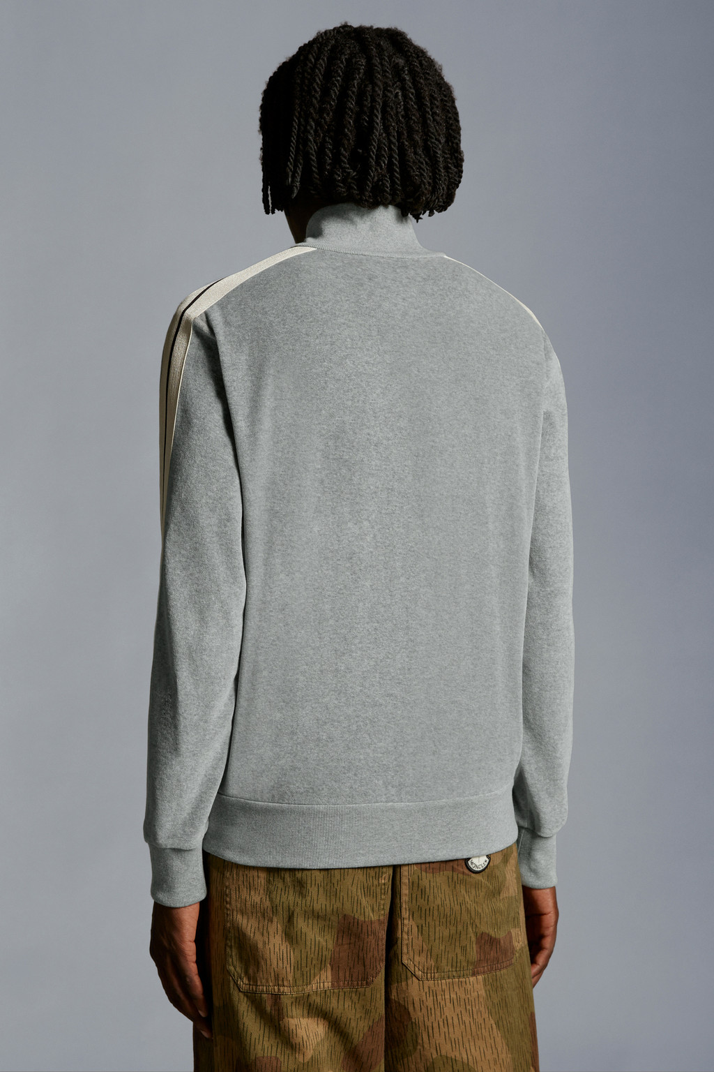 Chenille Zip-Up Sweatshirt