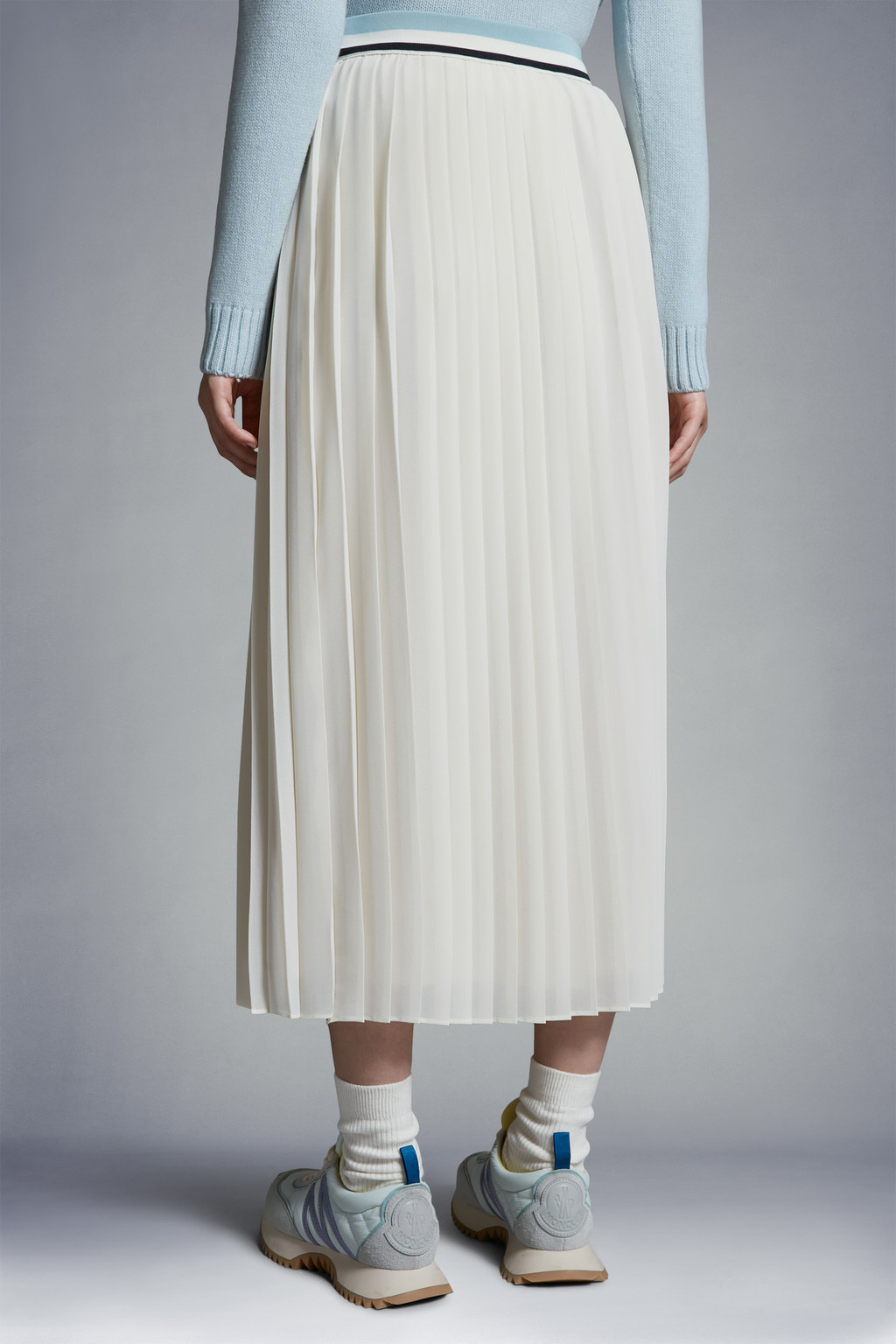Pleated Maxi Skirt