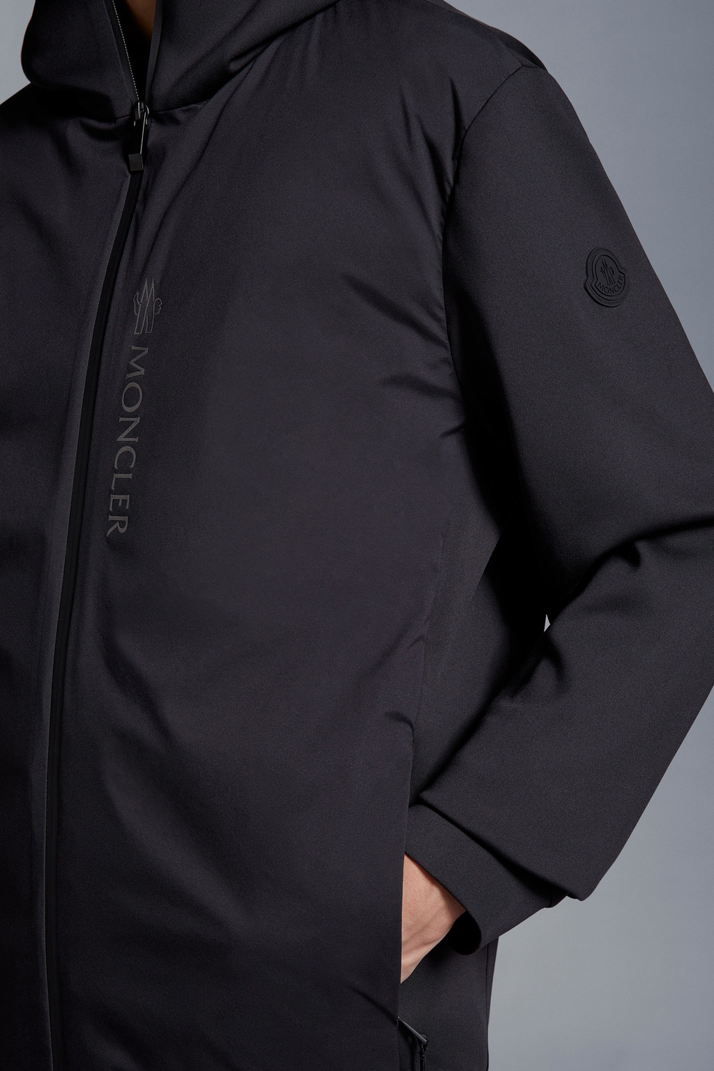 Padded Zip-Up Hoodie