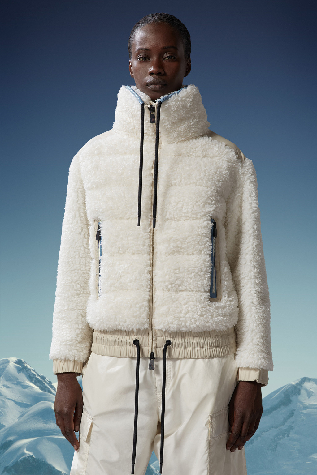 Padded Teddy Zip-Up Sweatshirt