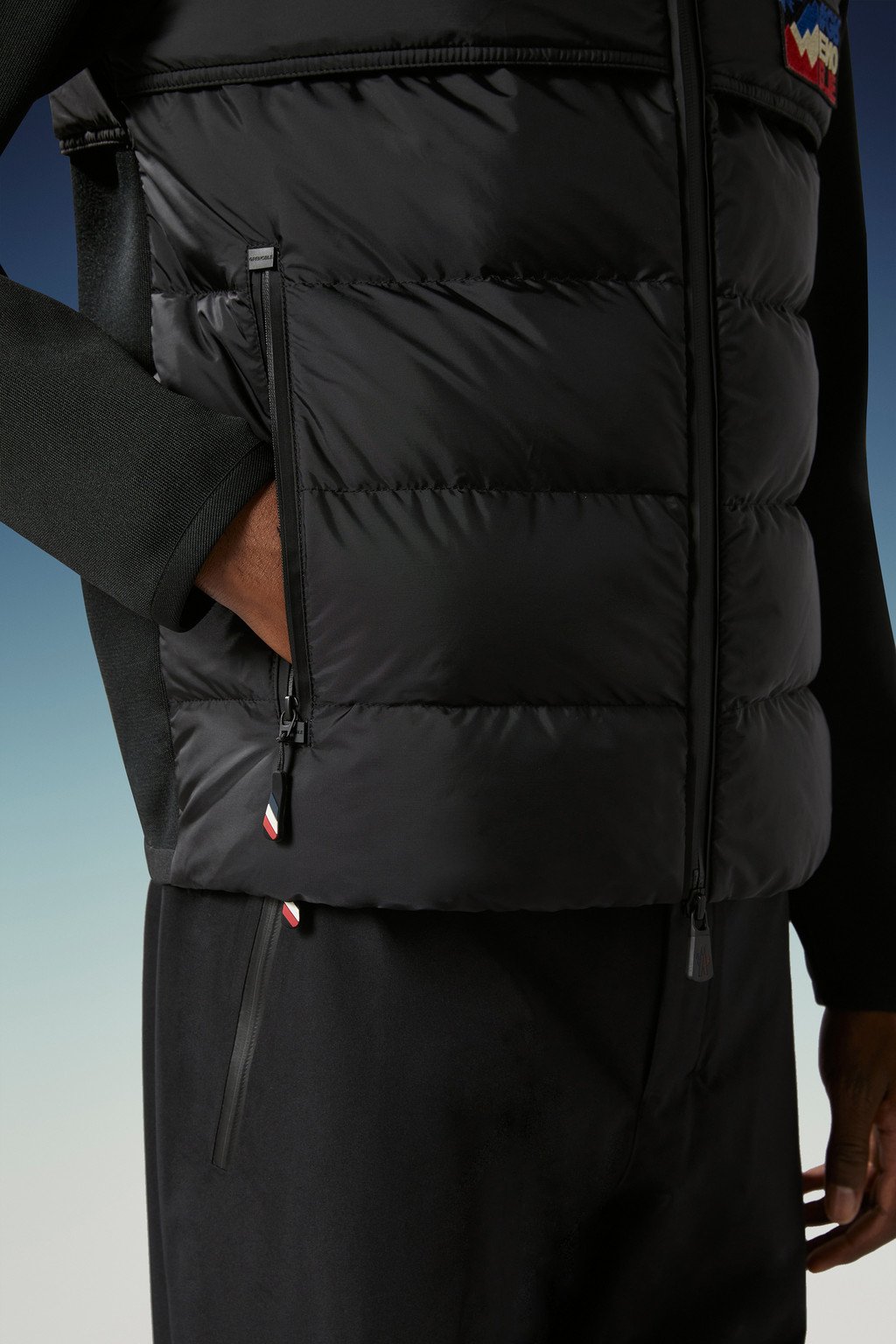 Padded Zip-Up Cardigan