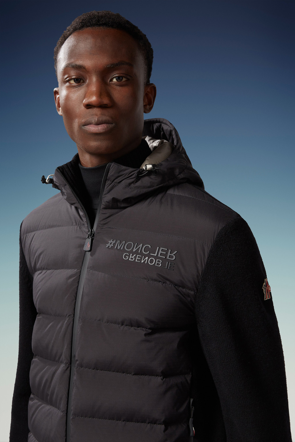 Padded Zip-Up Hoodie