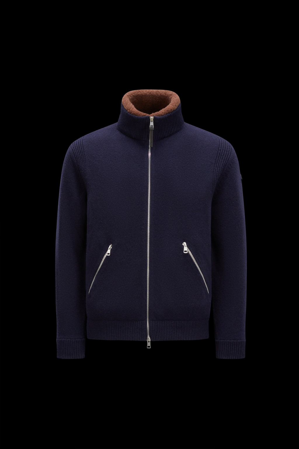 Padded Wool Cardigan