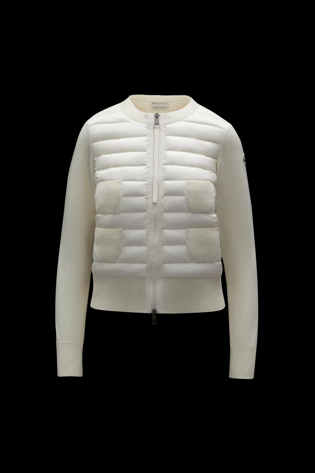 Padded Wool Cardigan