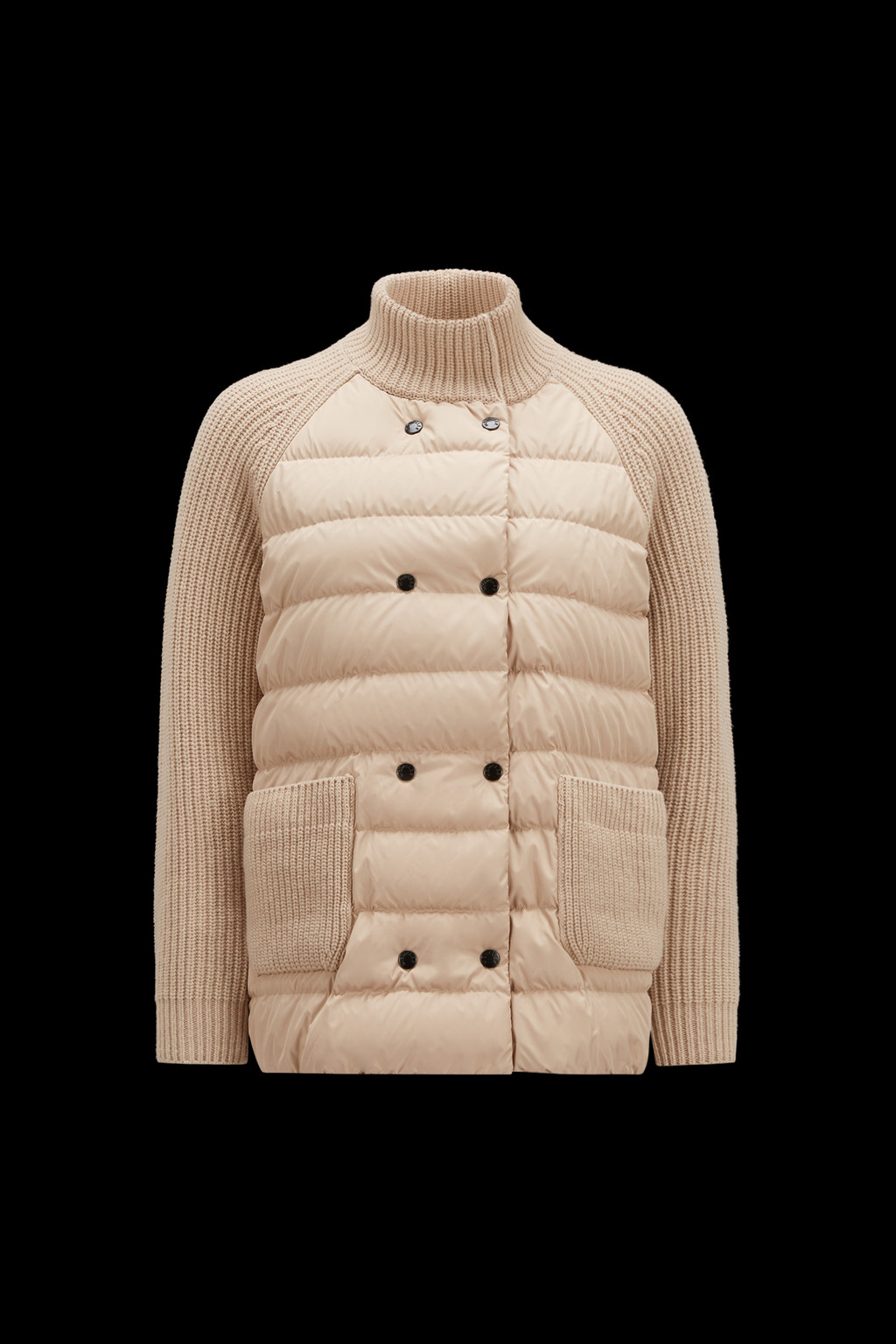 Padded Wool Cardigan