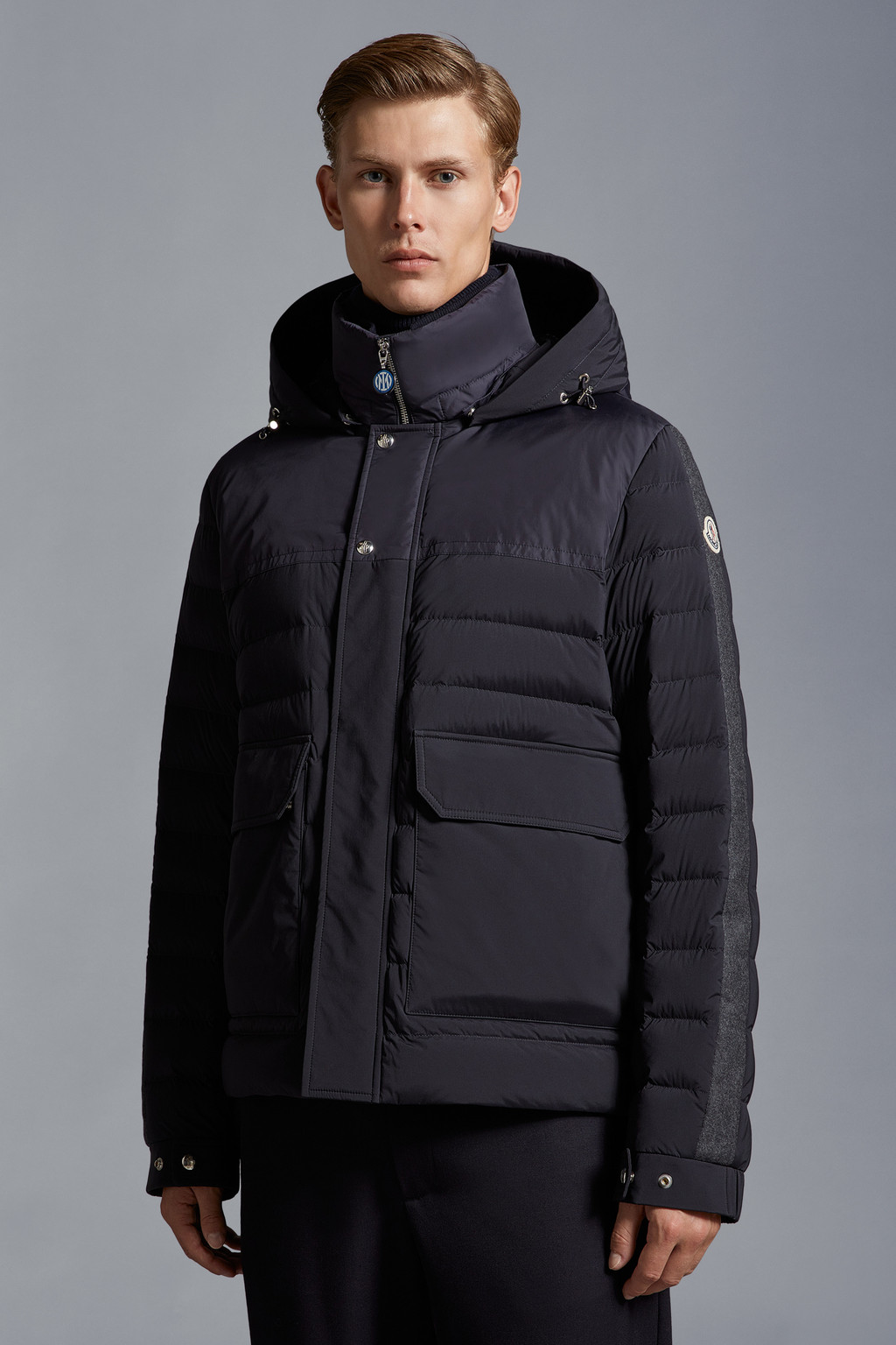 Inter x Moncler Short Down Jacket