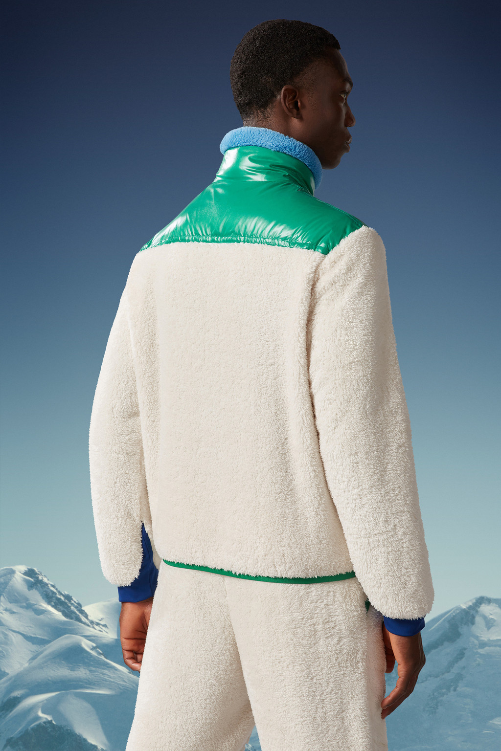 Padded Fleece Zip-Up Sweatshirt