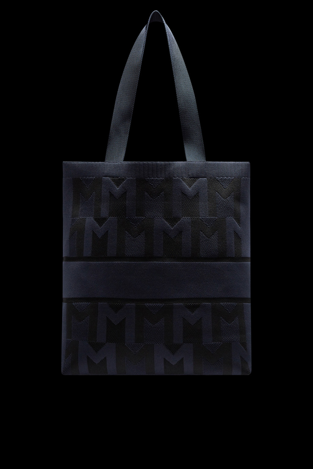 Monogram Knit Tote Bag