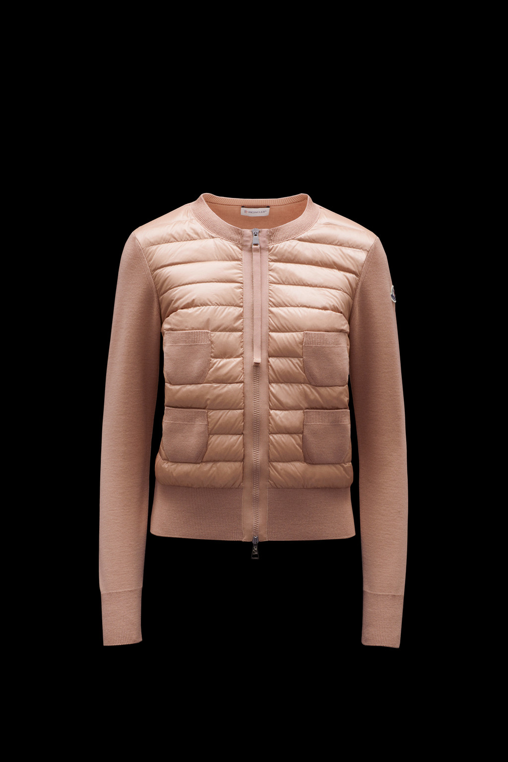 Padded Wool Cardigan