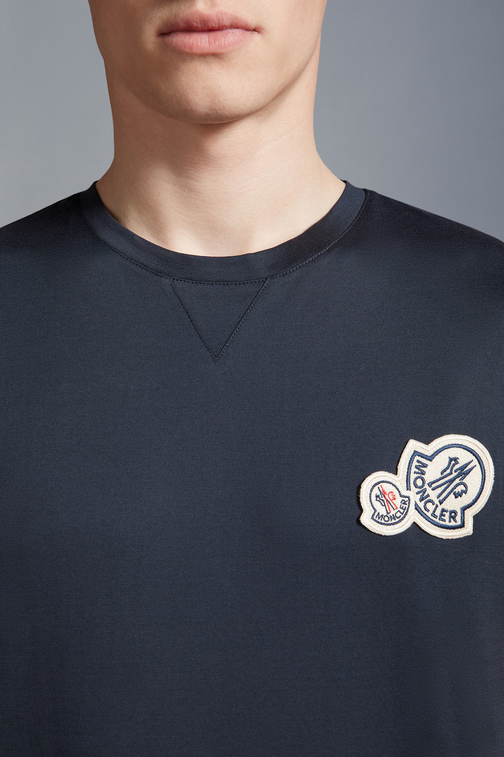 Double Logo Patch T-Shirt