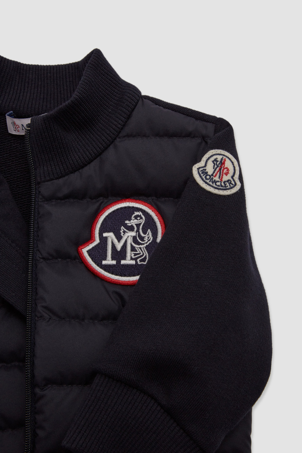 Padded Zip-Up Sweatshirt