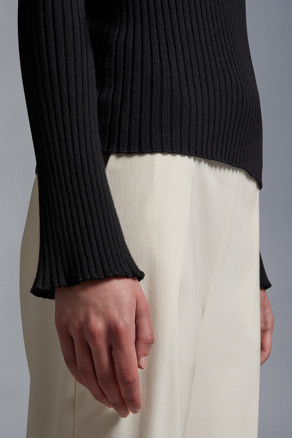 Wool Blend Turtleneck Sweater