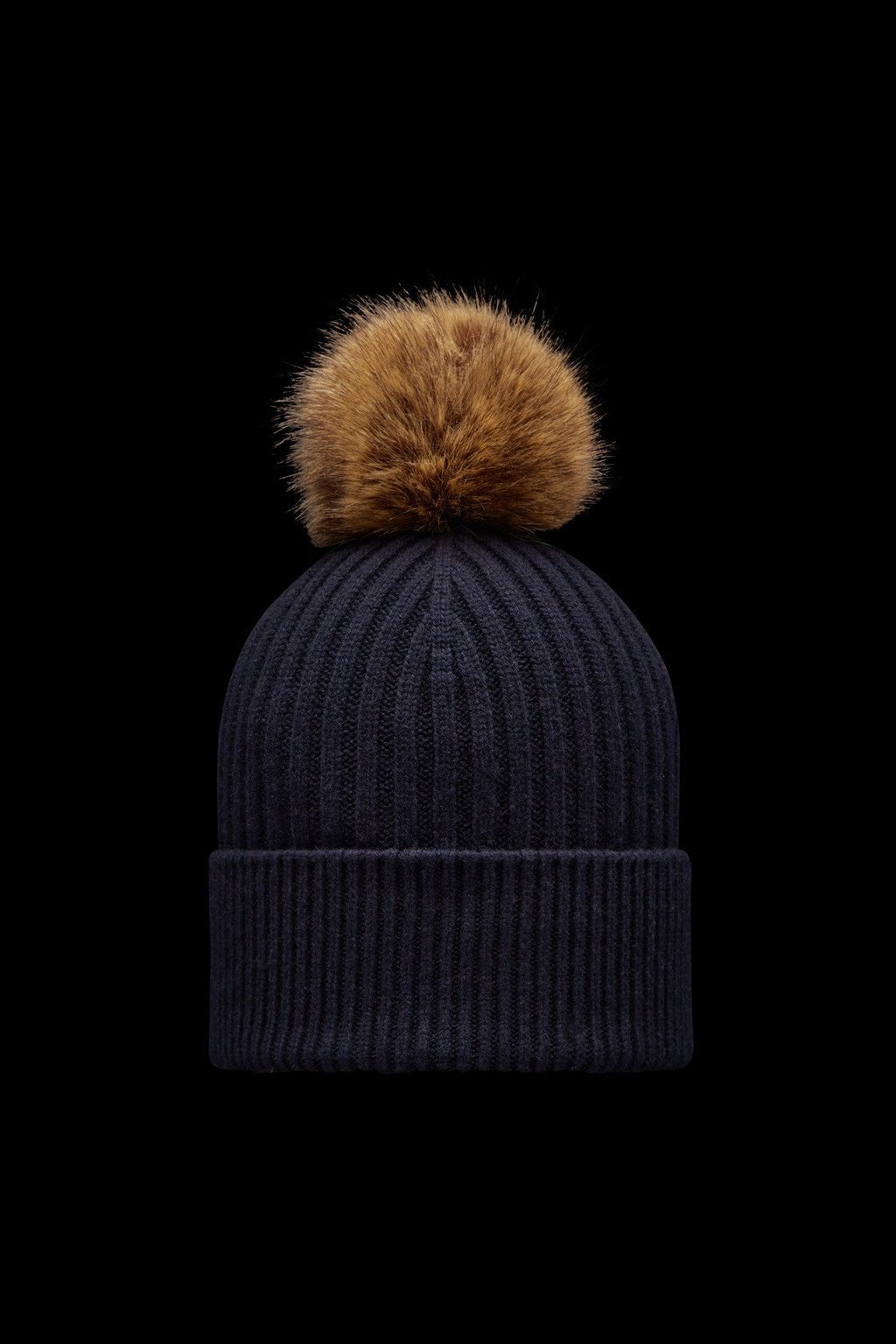 Cashmere Beanie With Pom Pom