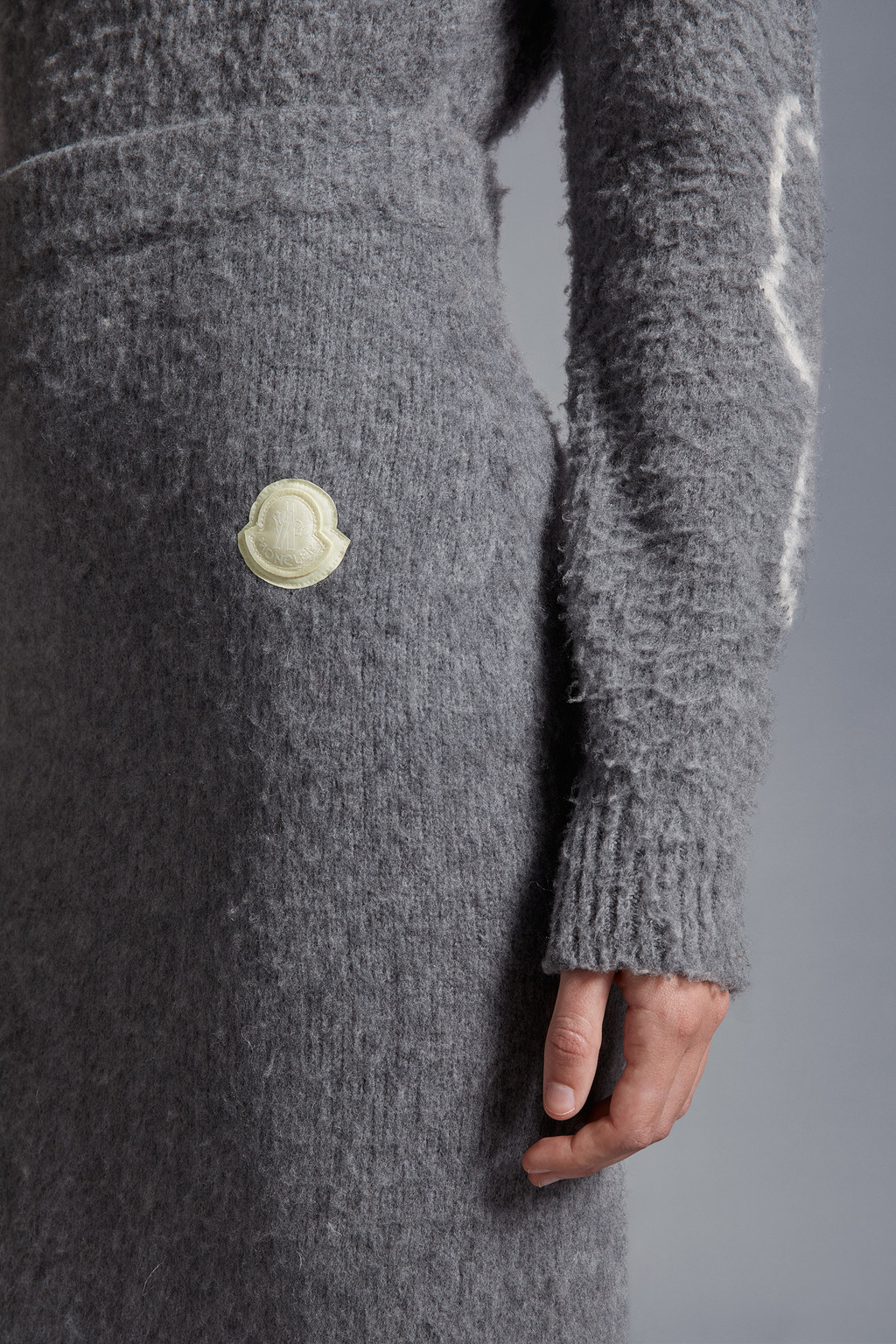 Wool Blend Pencil Skirt