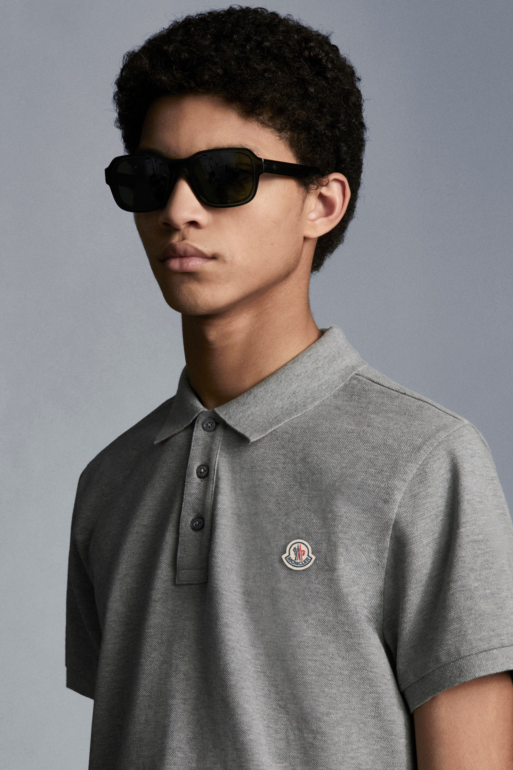 Logo Patch Polo Shirt