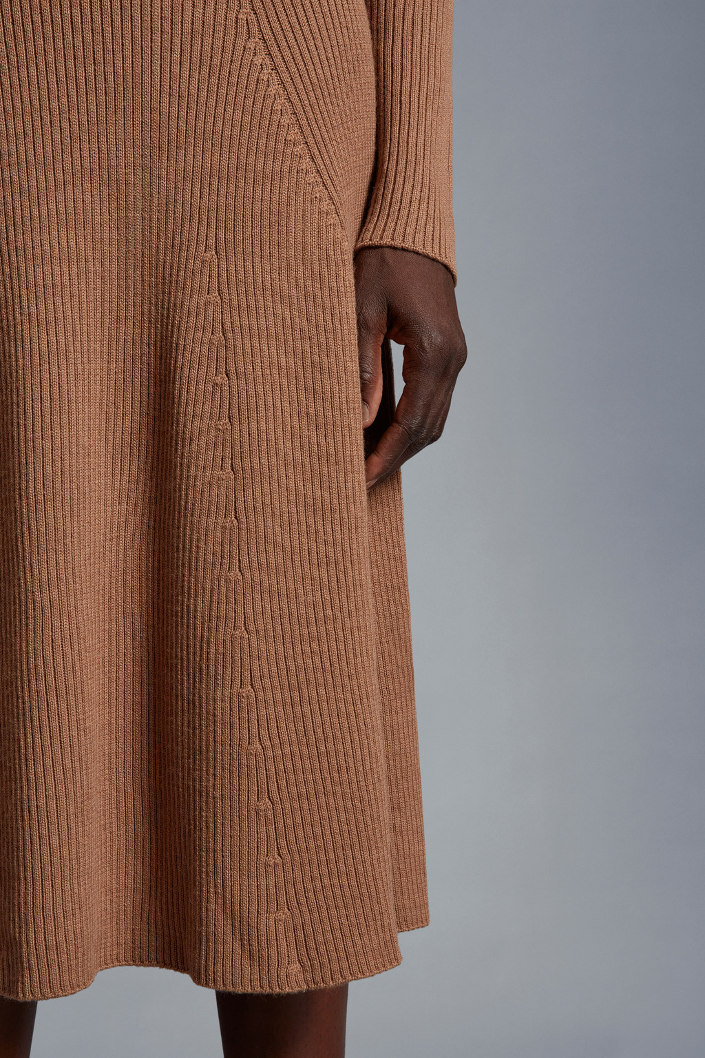 Knit Wool Midi Dress