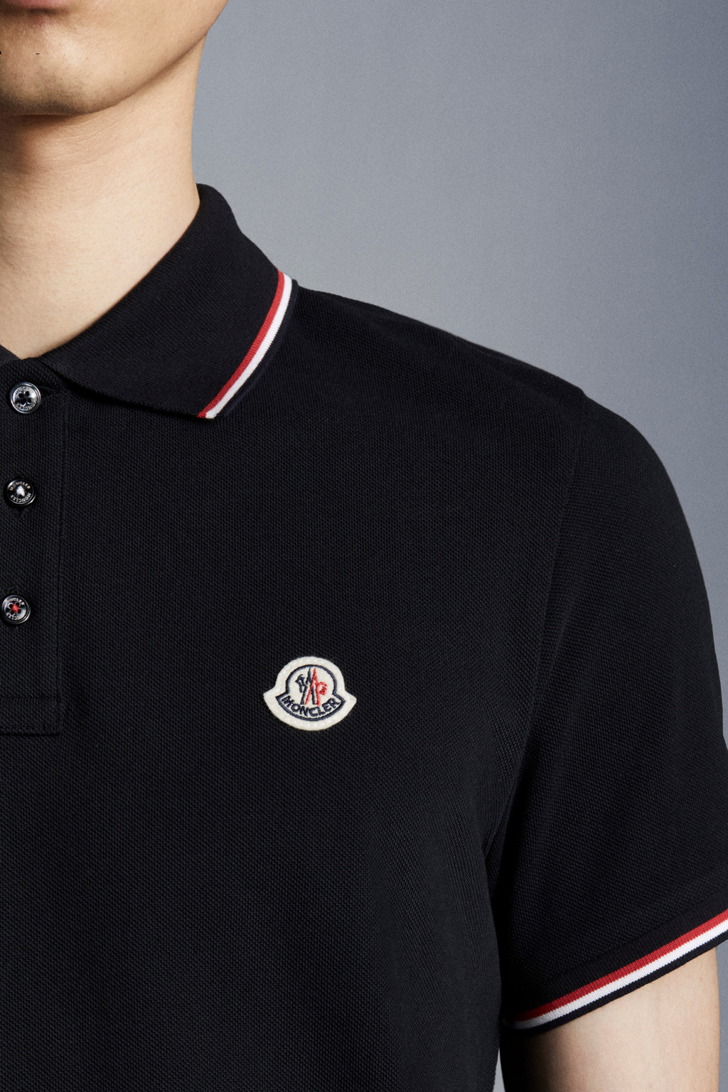 Logo Patch Polo Shirt