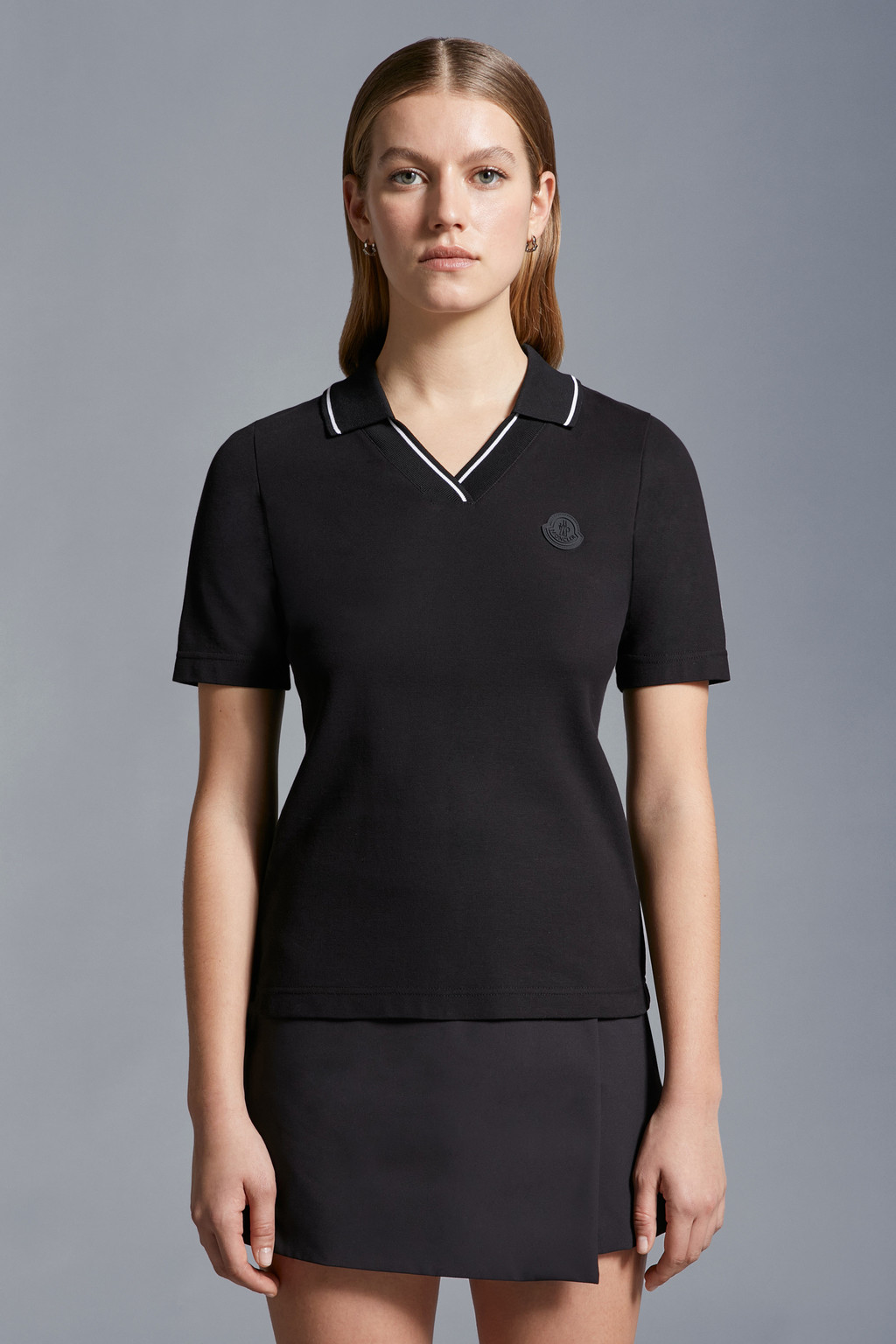 Logo Patch Polo Shirt