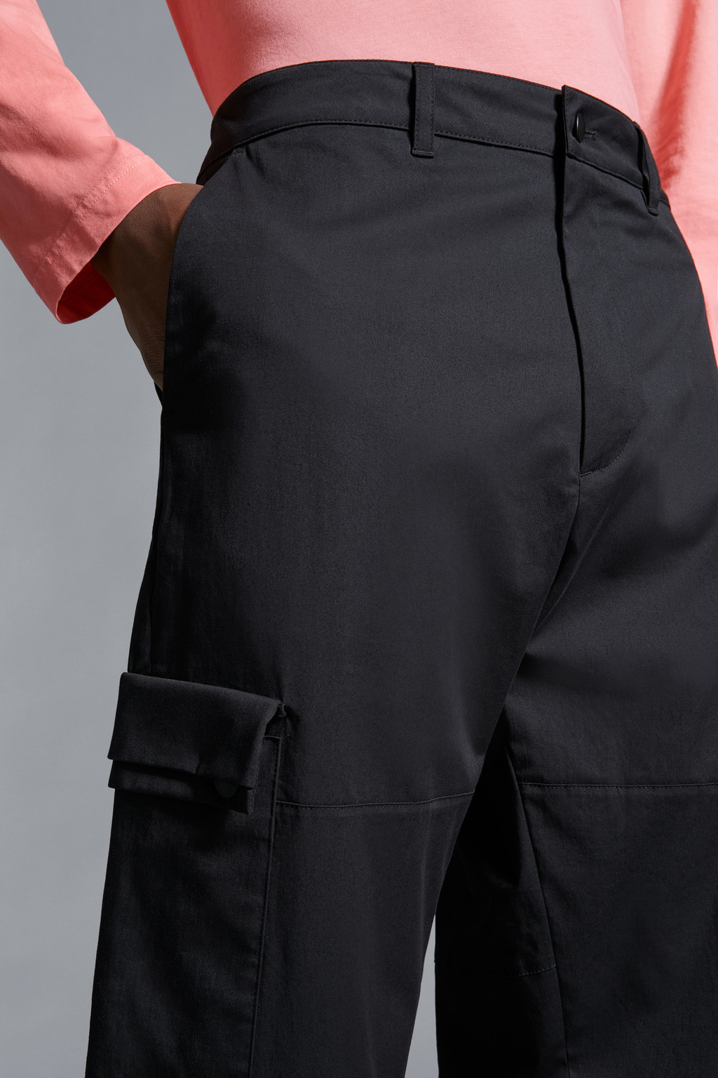 Stretch Gabardine Cargo Pants