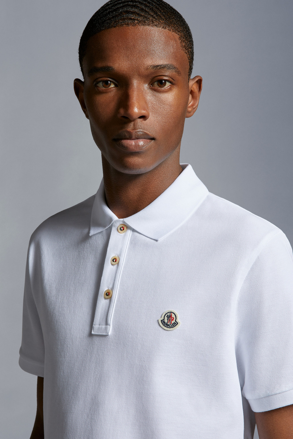 Logo Patch Polo Shirt