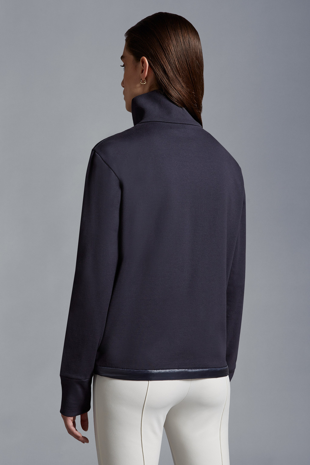 Padded Zip-Up Sweatshirt