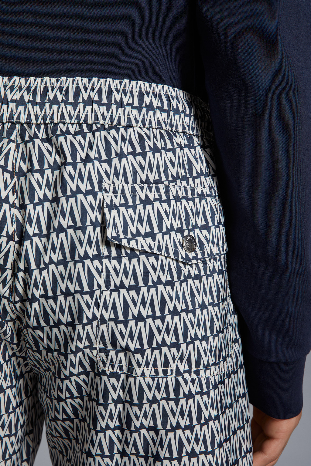 Monogram Print Swim Shorts