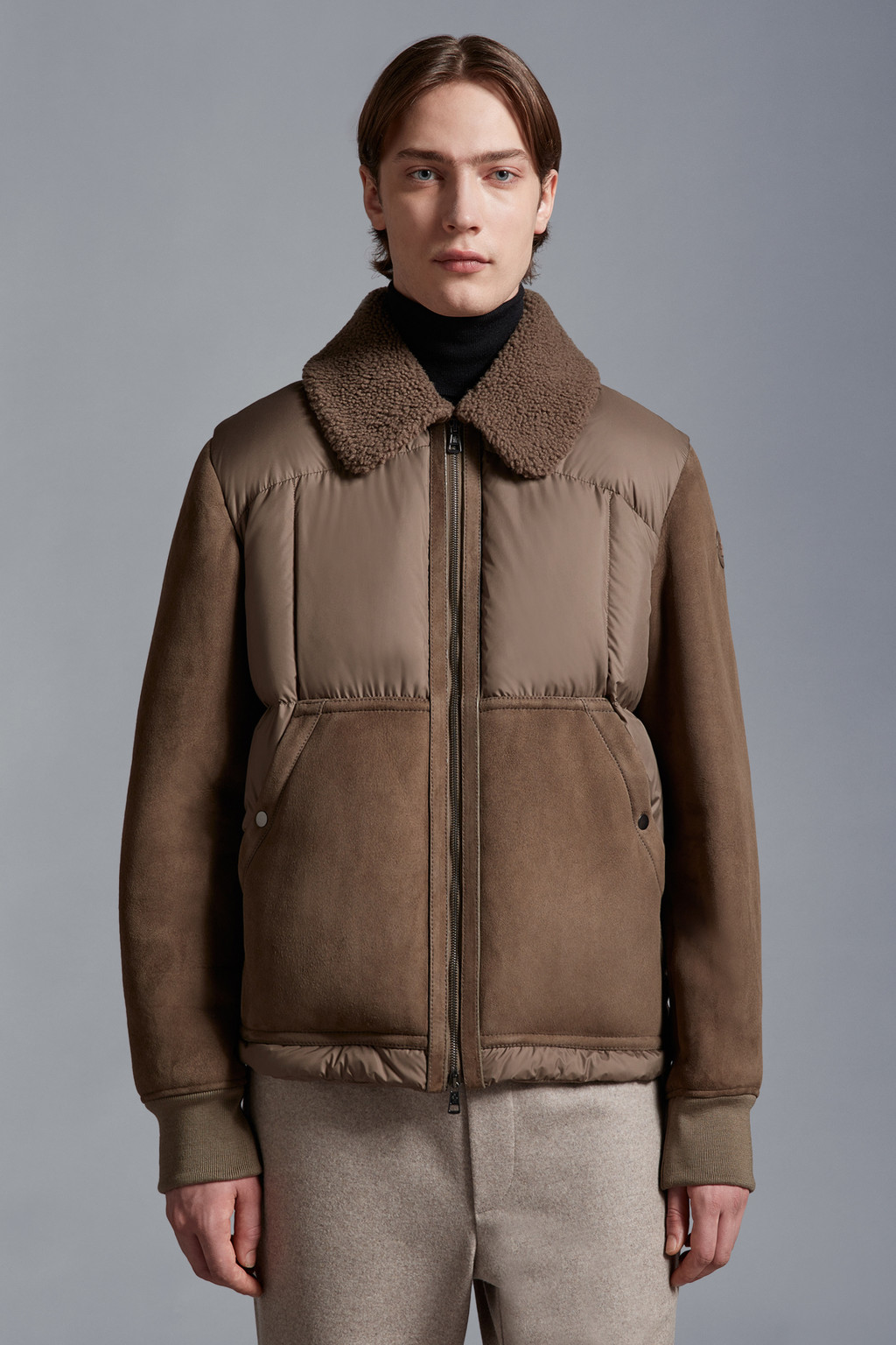 Gers Leather Down Jacket