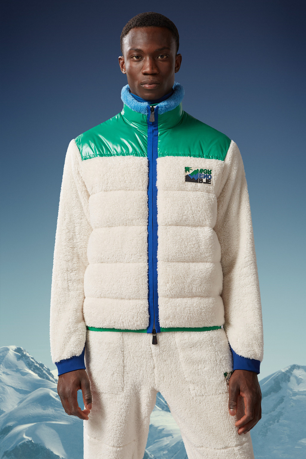 Padded Fleece Zip-Up Sweatshirt