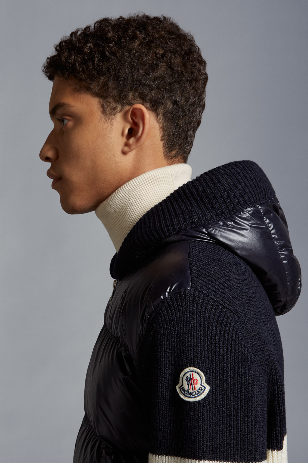 Padded Wool Cardigan