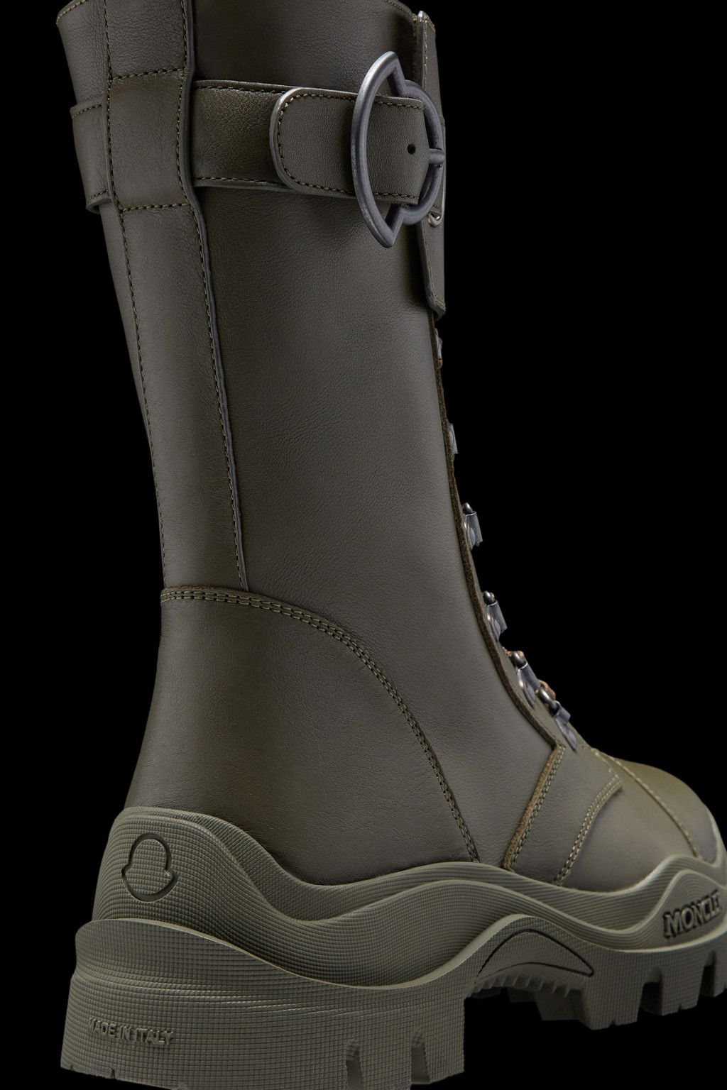 Larue Buckle Lace-Up Boots