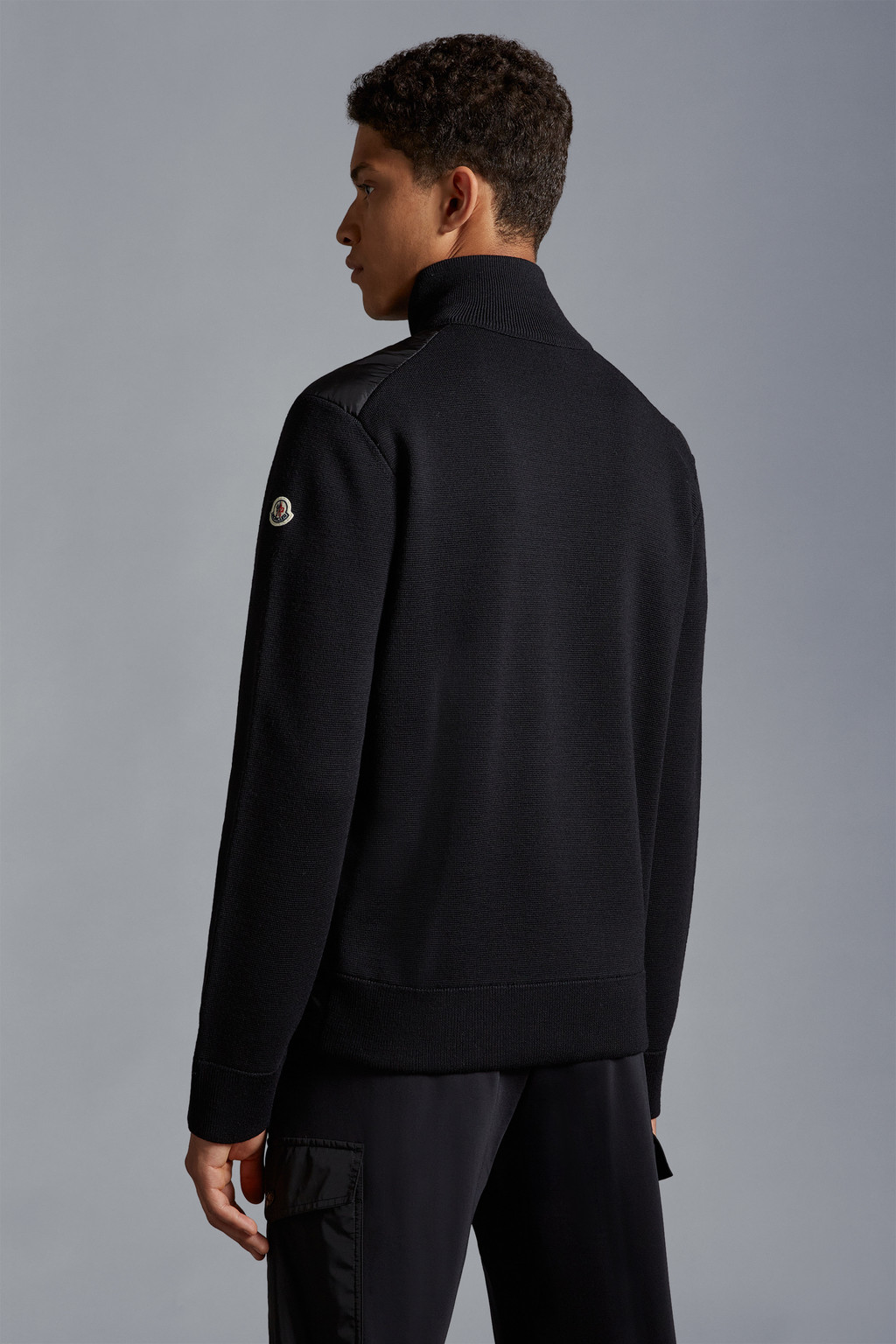 Padded Wool Cardigan