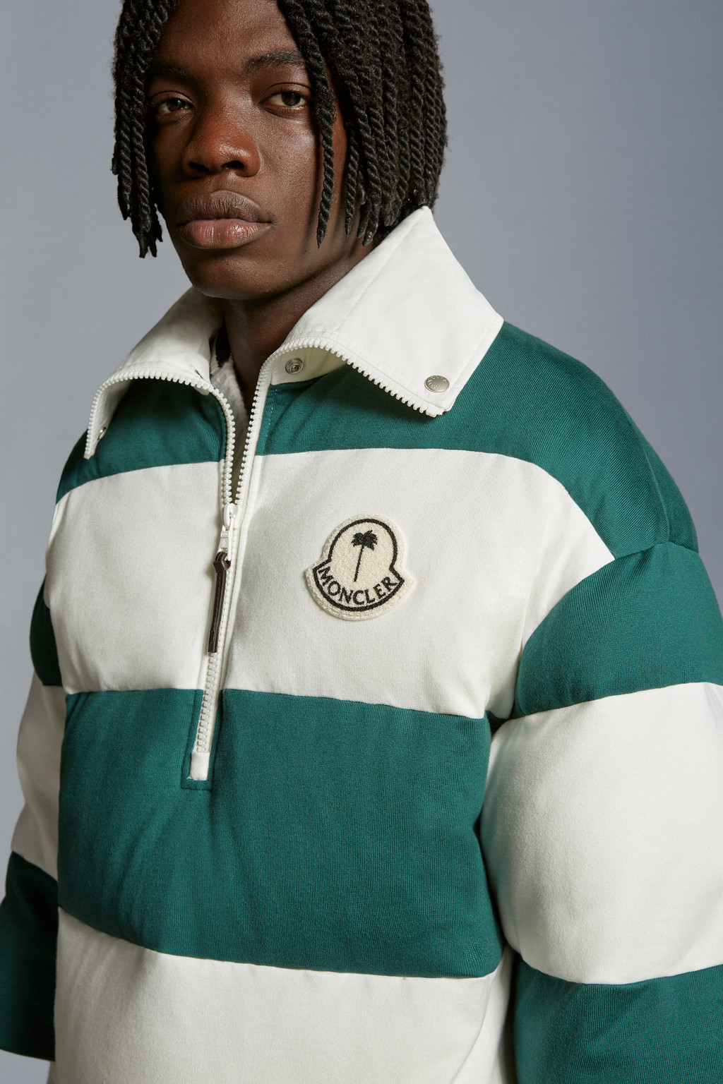 Padded Striped Polo Shirt