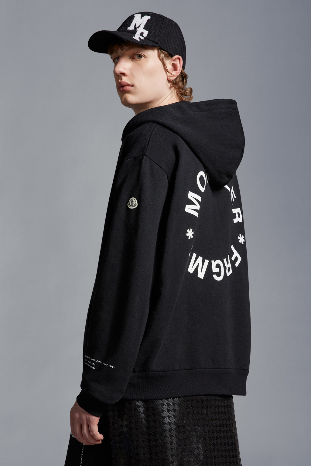 Logo Motif Zip-Up Hoodie