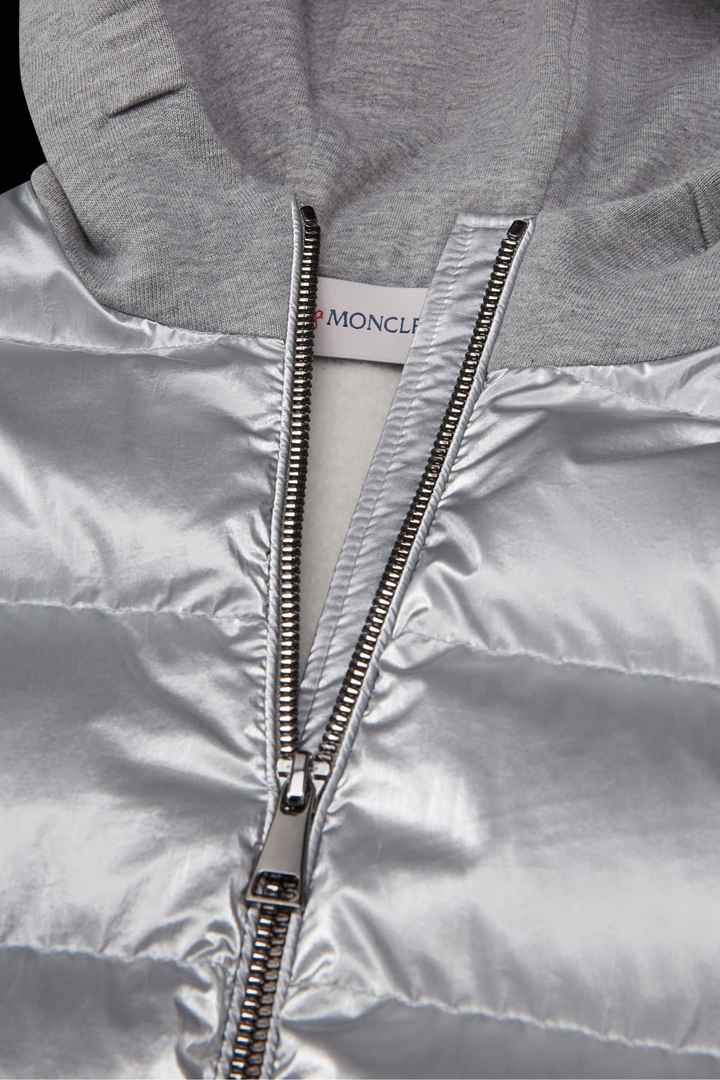 Padded Fleece Zip-Up Hoodie