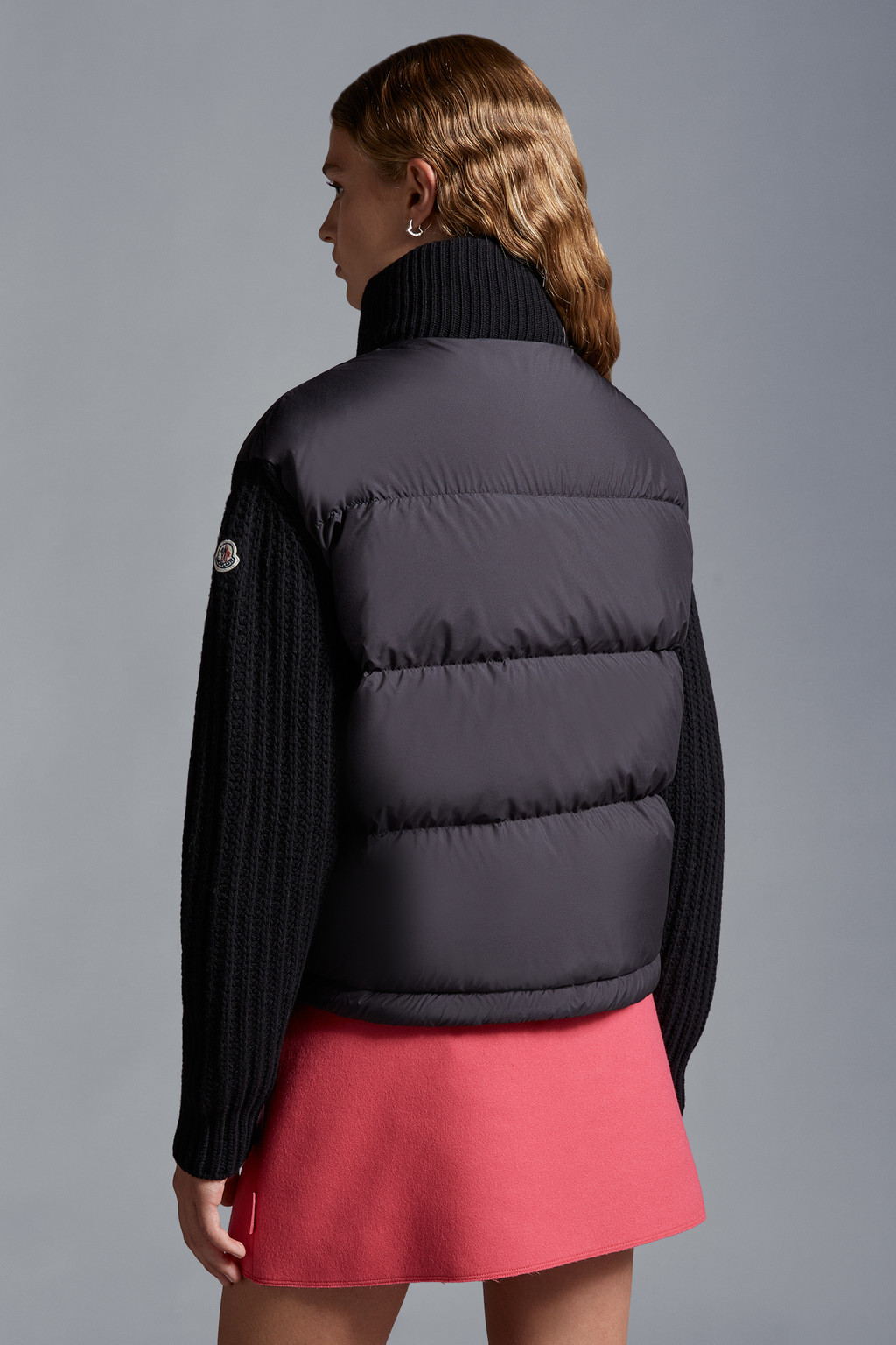 Padded Wool Cardigan