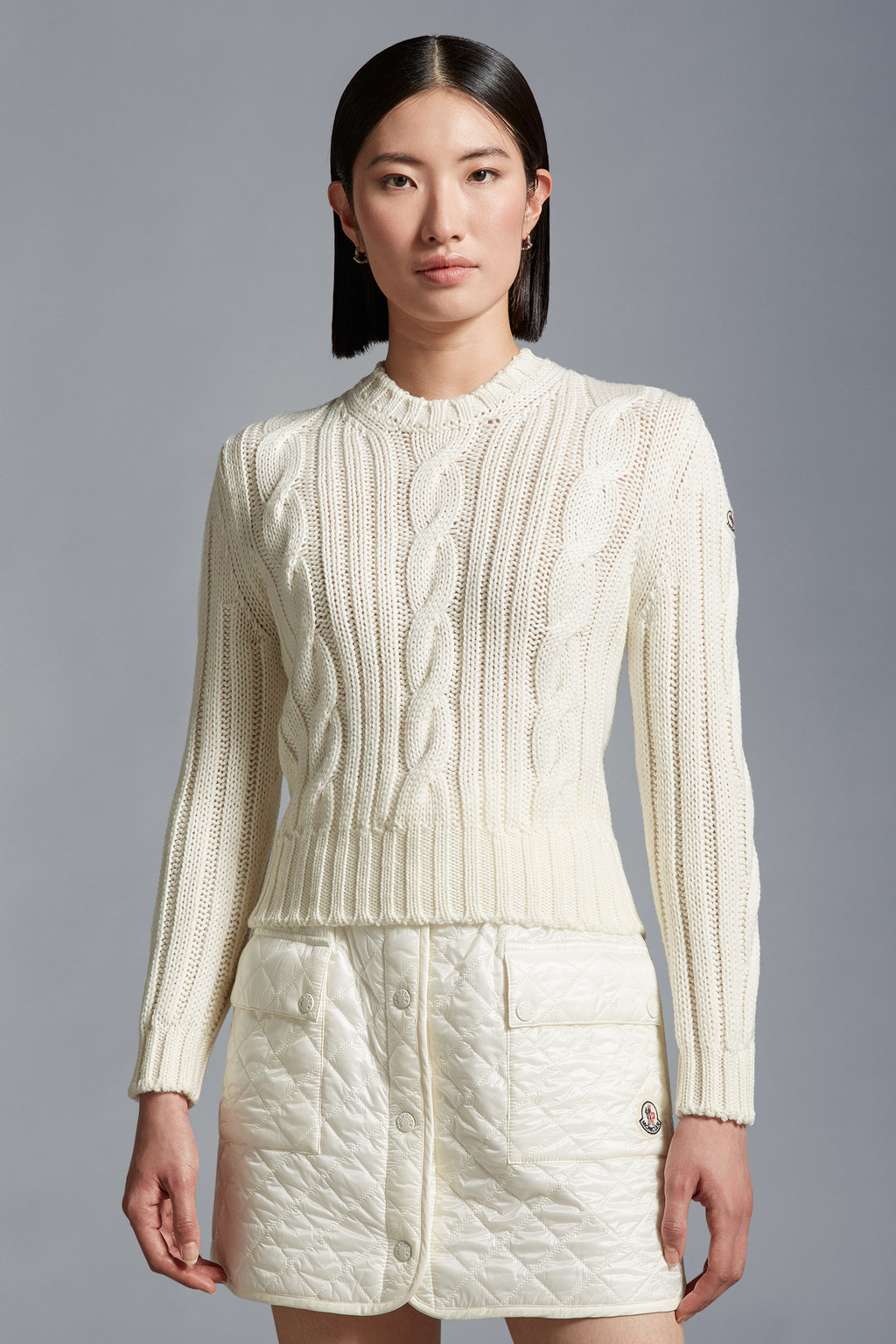 Cable Knit Wool Sweater