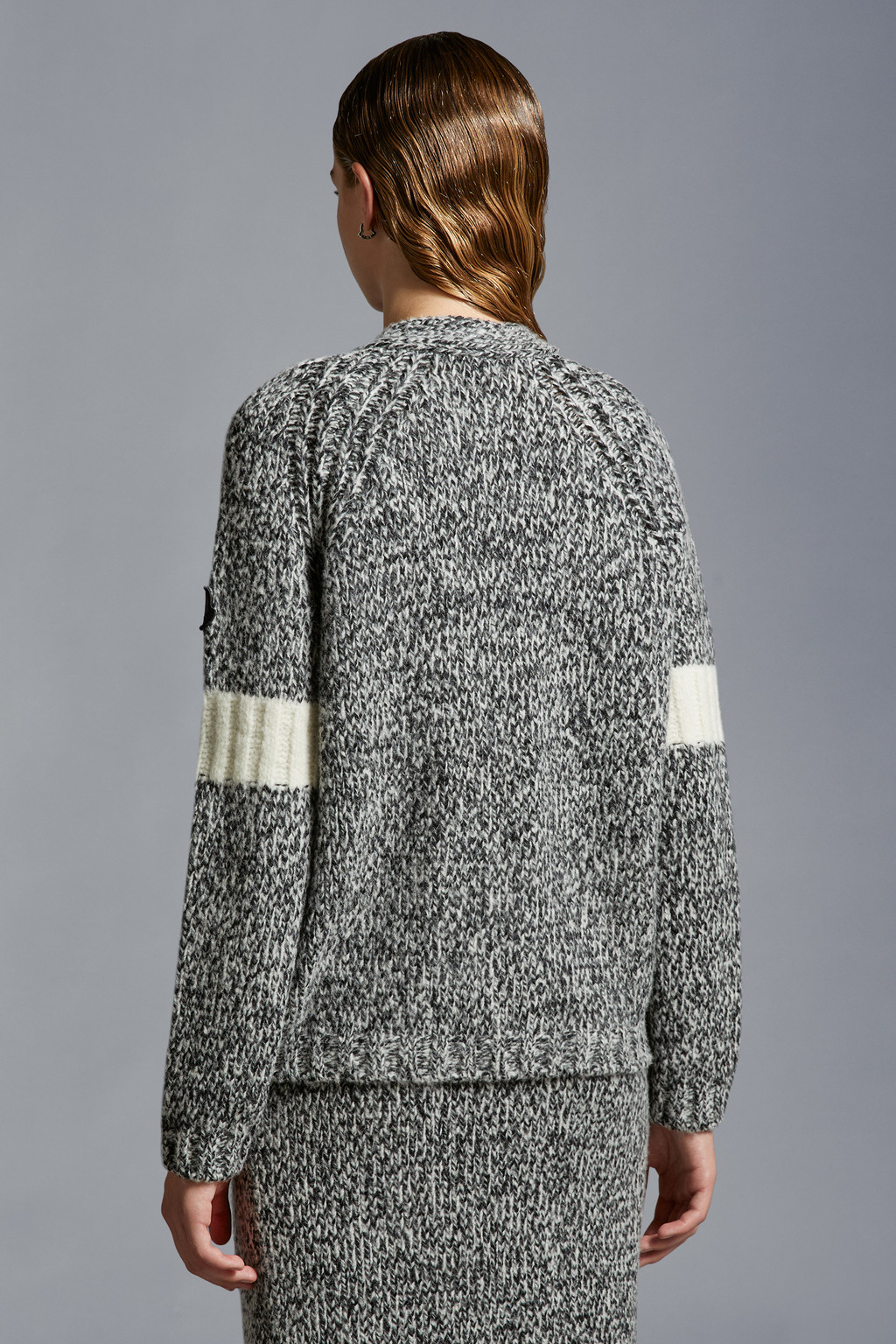 Mouliné Wool Cardigan