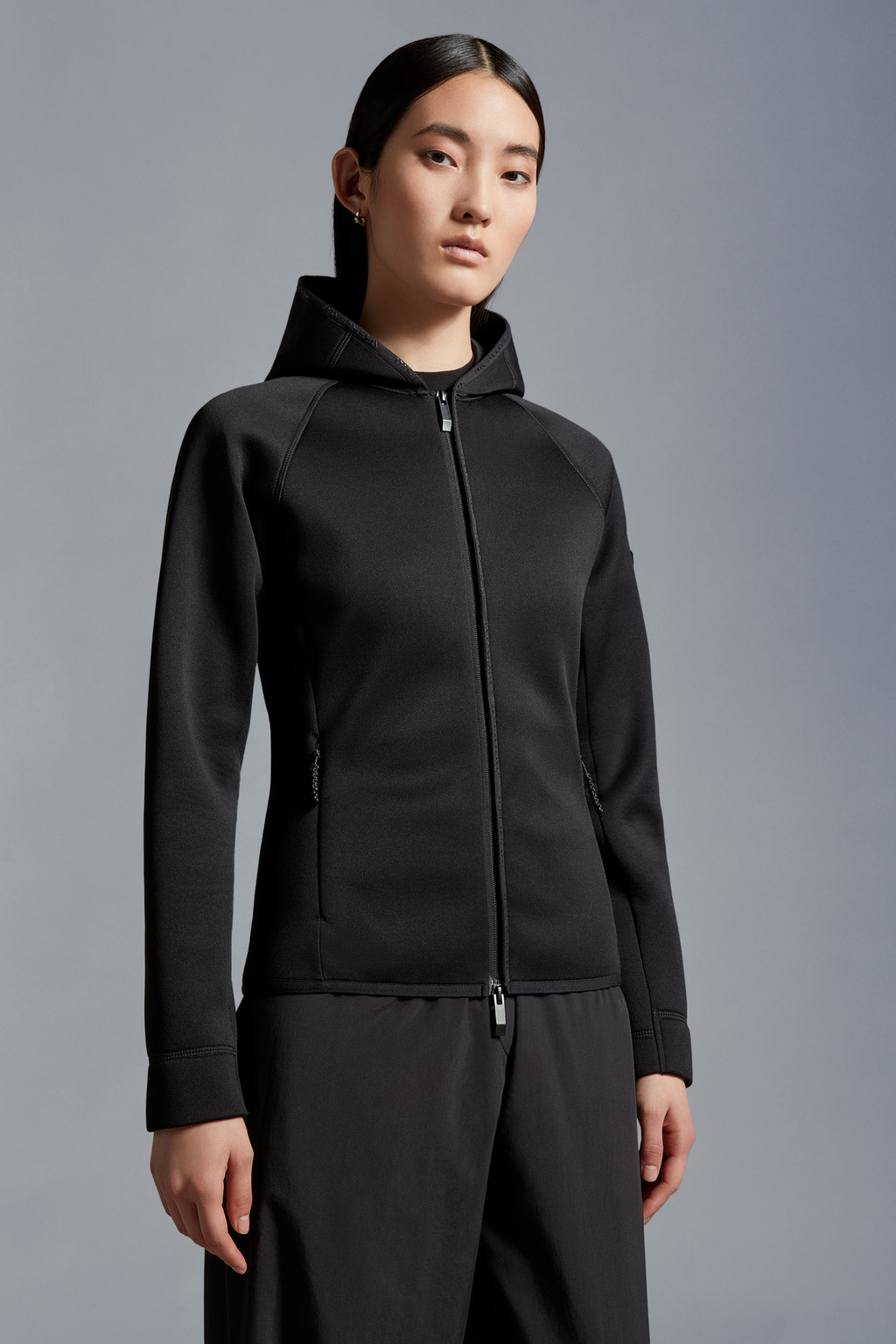 Neoprene Zip-Up Hoodie