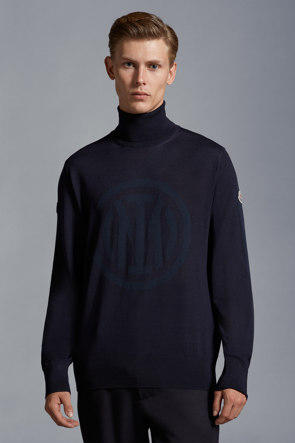 Inter x Moncler Wool Turtleneck Sweater