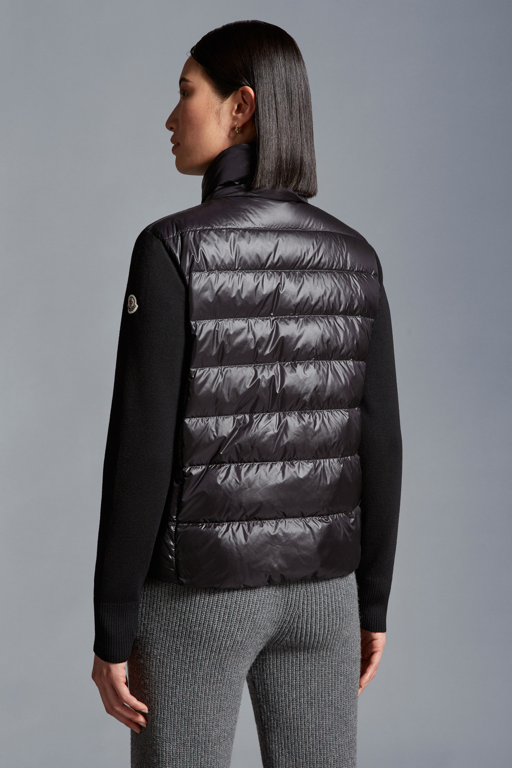 Padded Wool Cardigan