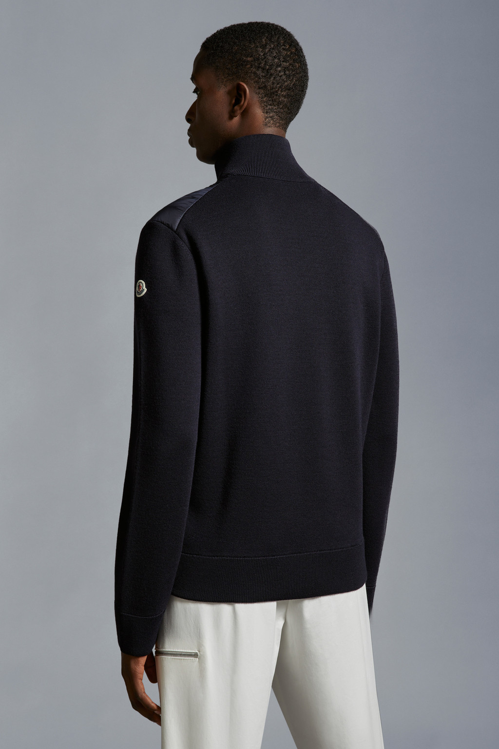 Padded Wool Cardigan