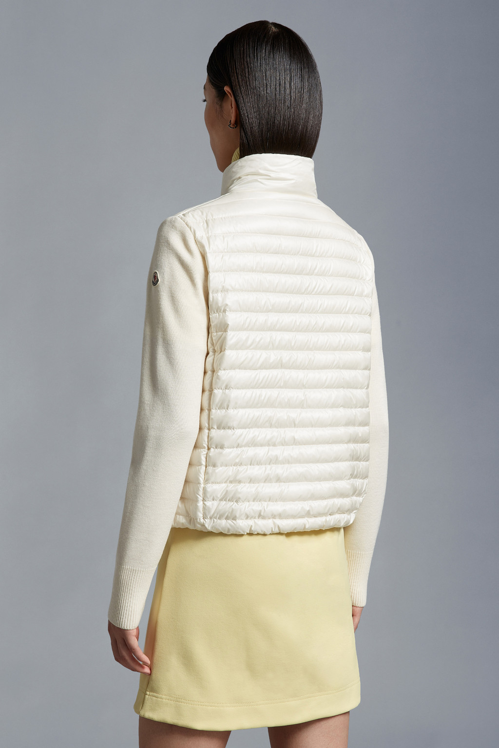 Padded Wool Cardigan