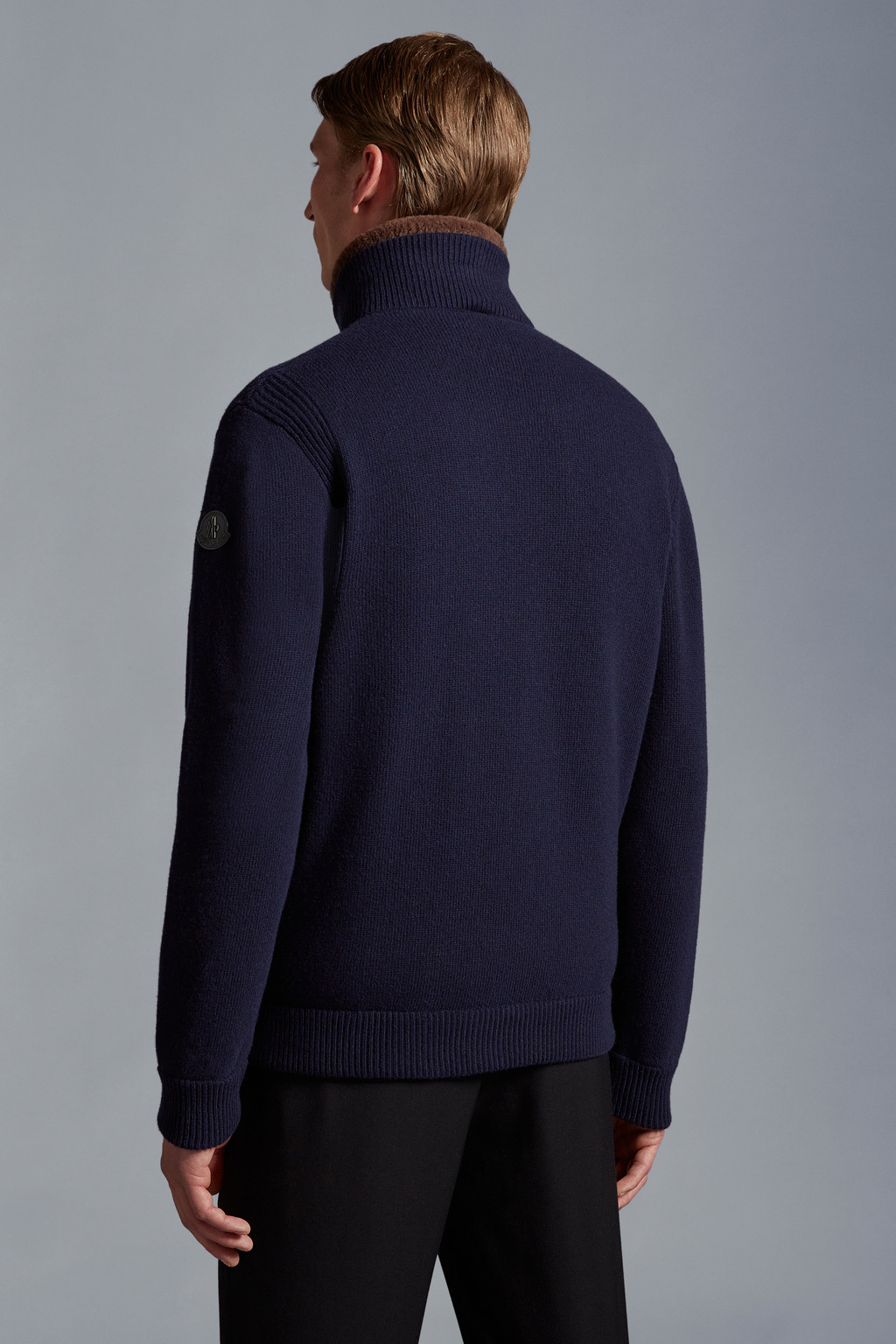 Padded Wool Cardigan