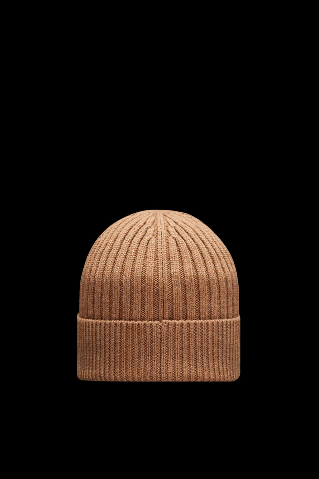 Ribbed Knit Wool Beanie